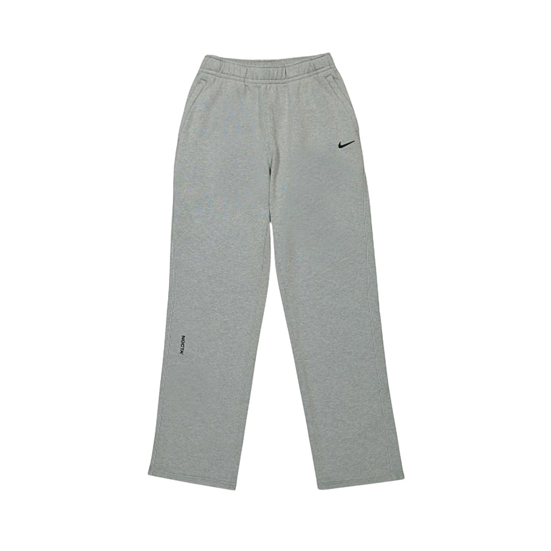 NOCTA Open-Hem Fleece Pants (DK Grey Heather/Matte Silver/Black)
