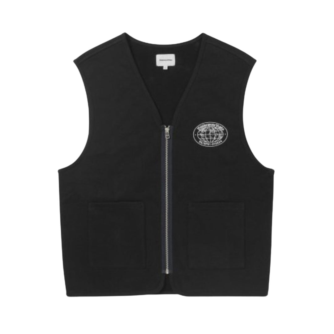 Thisisneverthat Zip Sweat Vest (Black)