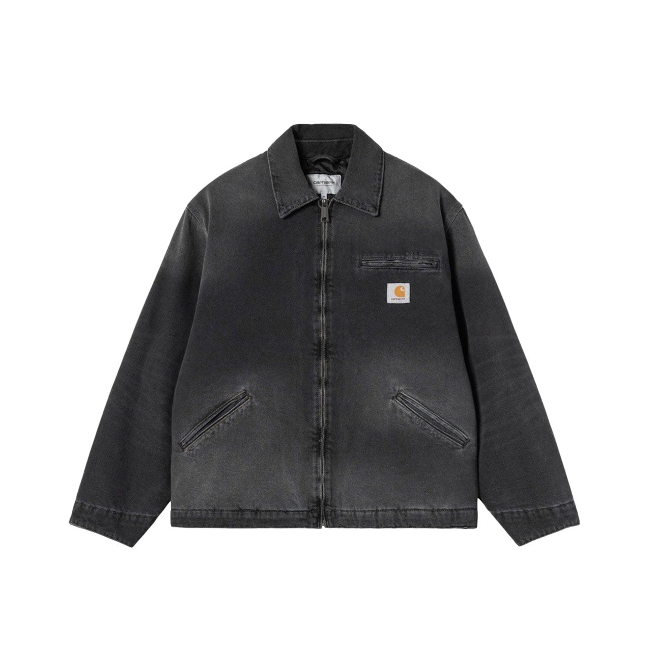Carhartt WIP OG Detroit Jacket (Black *Grind Wash*) – Burn Rubber