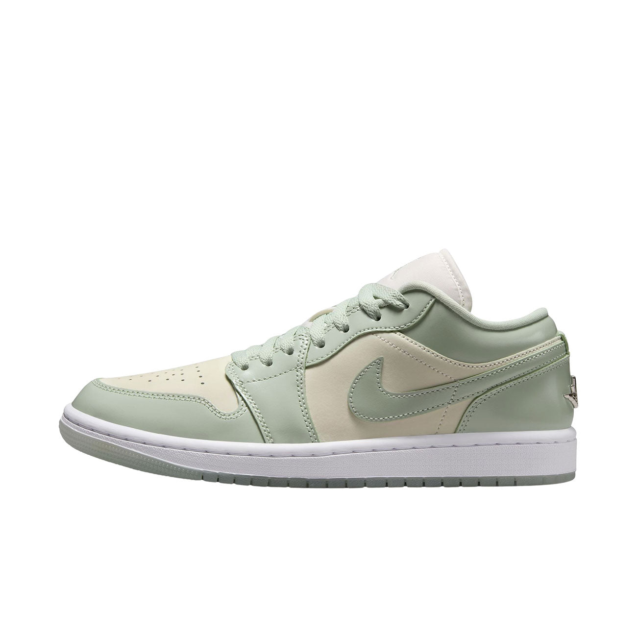 Air Jordan 1 Low SE (Sail/seafoam-metallic Silver-white) – Burn Rubber