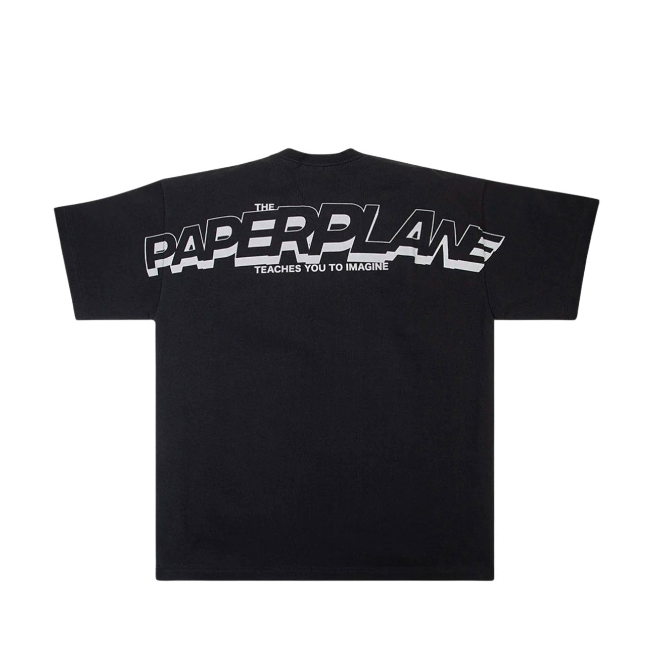 Paper Planes Crossover Oversized Heavyweight Tee (Black)