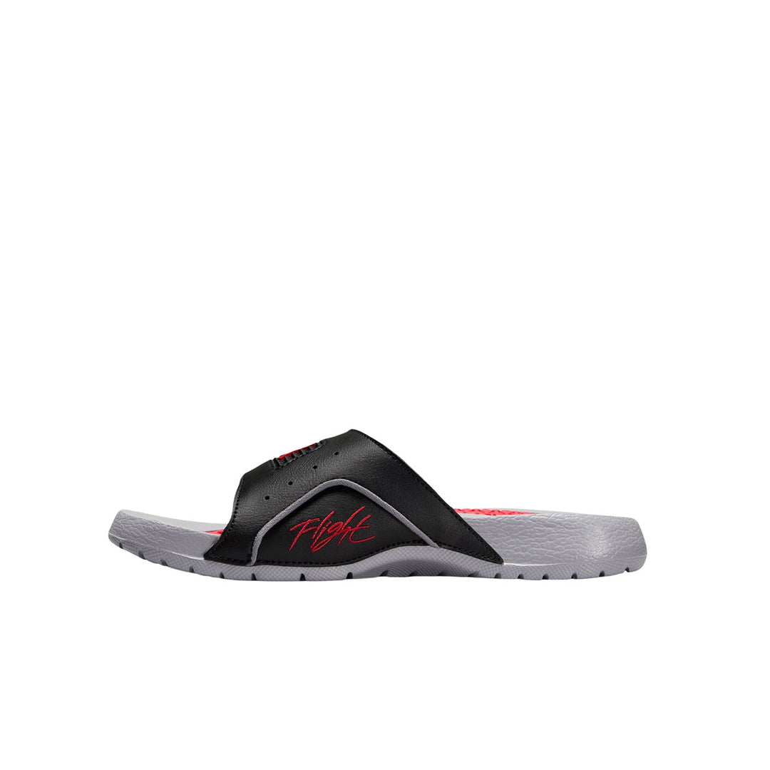 Jordan Hydro 4 Slide GS (Retro Black/Fire Red-Cement Grey)