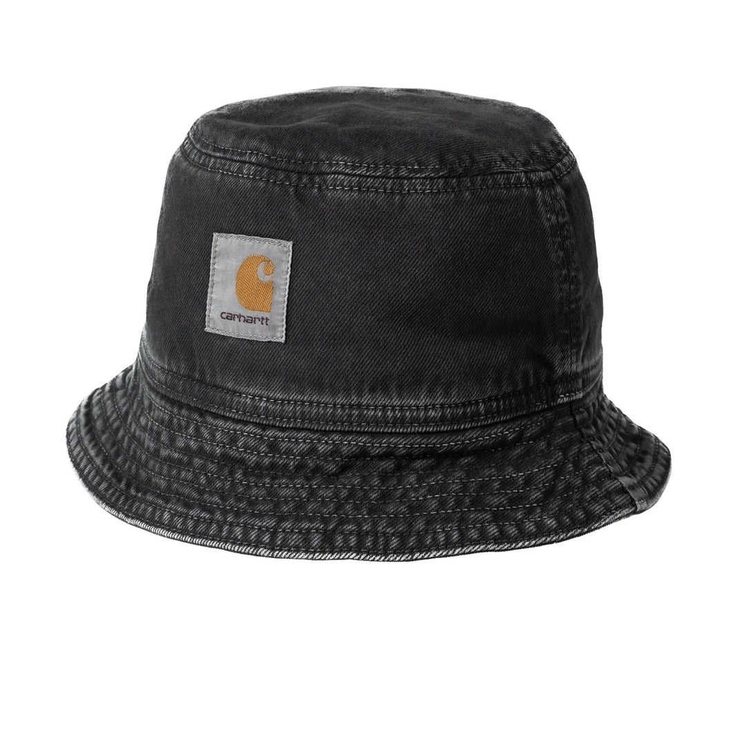 Carhartt WIP Garrison Bucket Hat (Black/Stone Dyed)