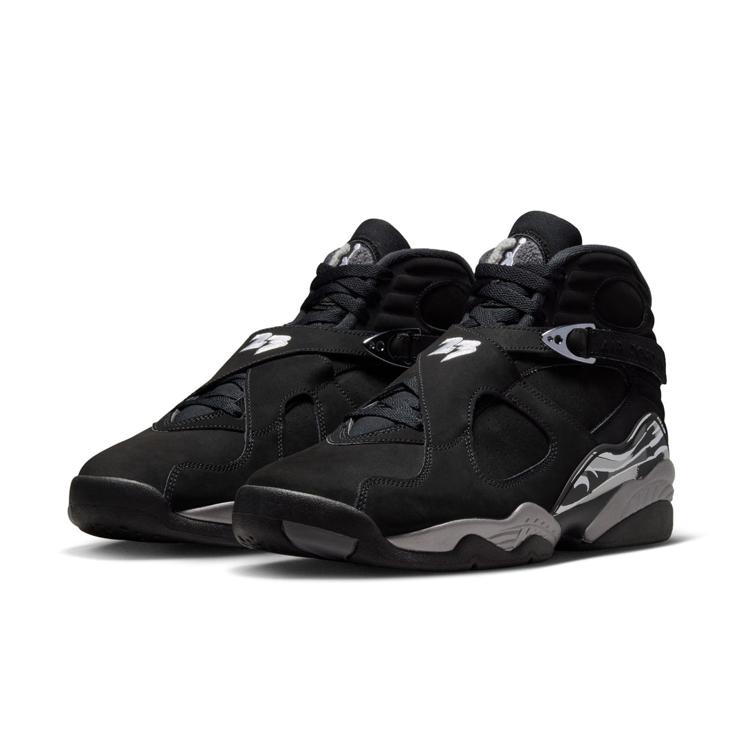 Air Jordan 8 Retro (Black/White-Lt Graphite)