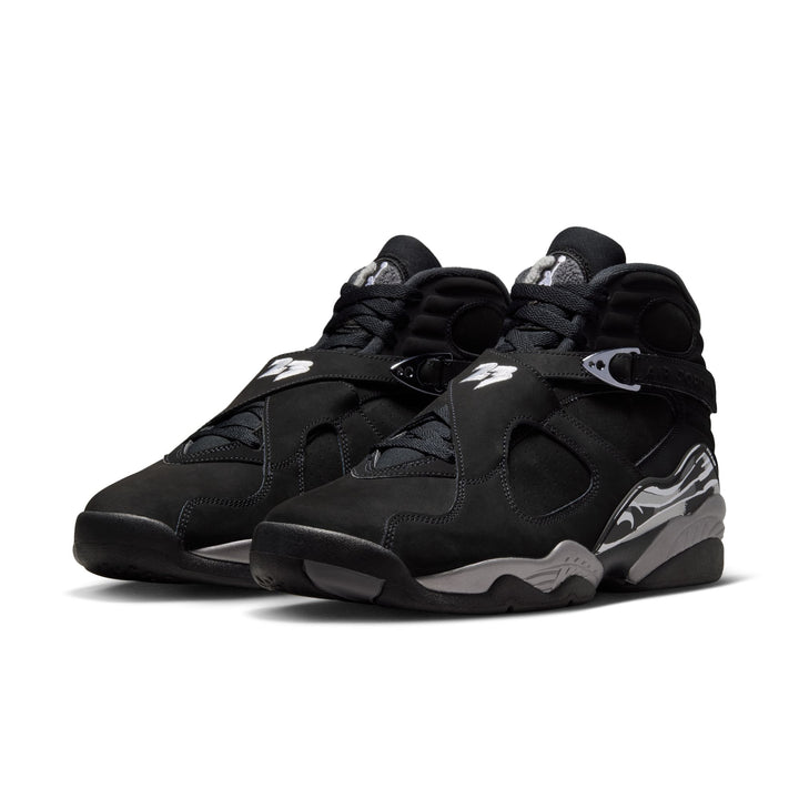 Air Jordan 8 Retro (Black/White-Lt Graphite)