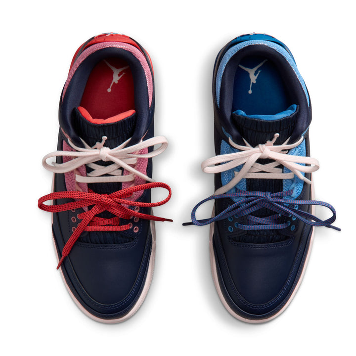 Air Jordan 3 Retro Wmns (Obsidian/Chalk-Track Red)