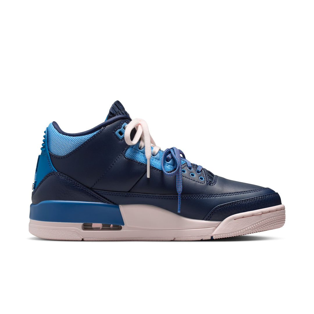 Air Jordan 3 Retro Wmns (Obsidian/Chalk-Track Red)