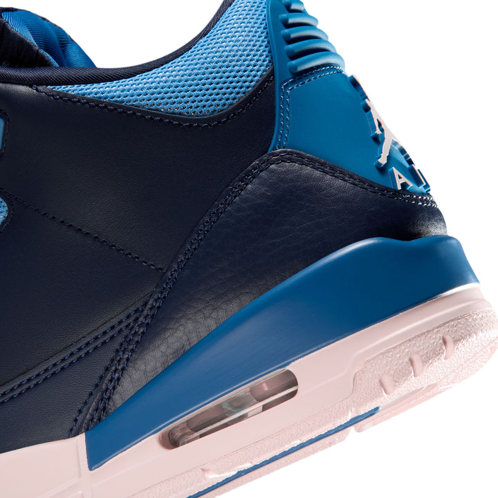 Air Jordan 3 Retro Wmns (Obsidian/Chalk-Track Red)