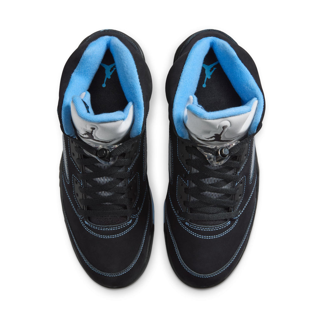 Air Jordan 5 Retro(Black/university Blue-white)