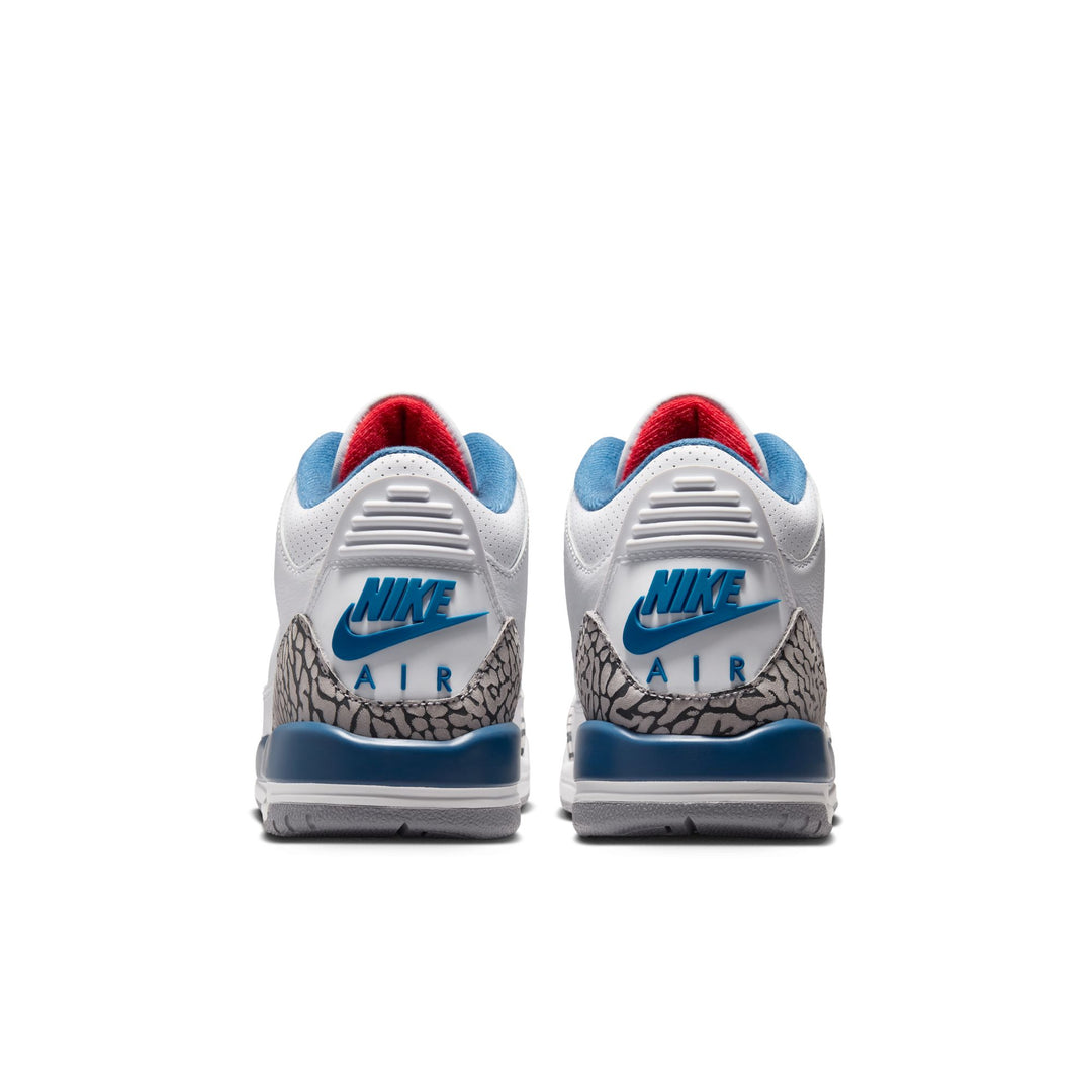 Air Jordan 3 Retro (GS) (White/Fire Red-True Blue)