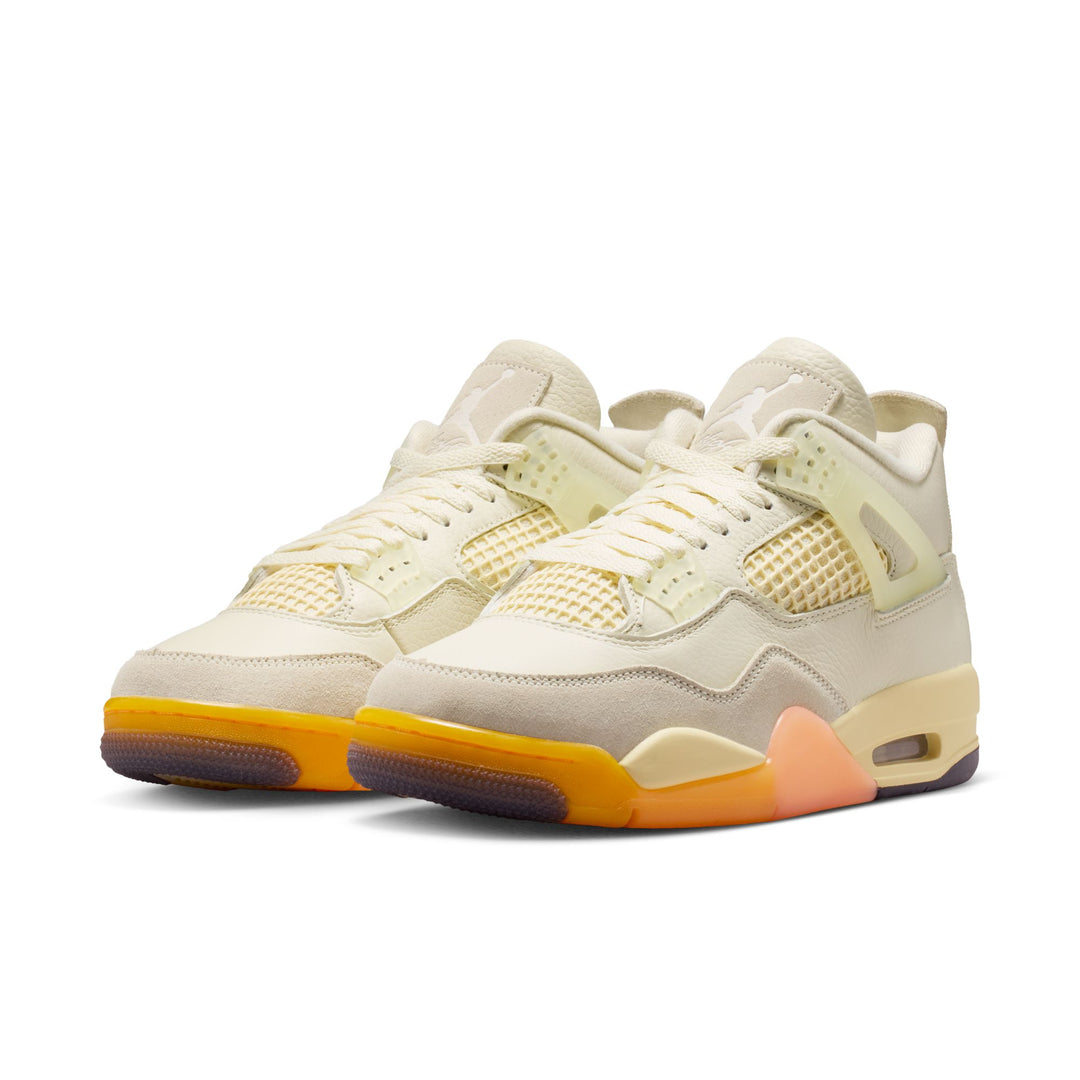 Wmns Air Jordan 4 Retro "Birds of Paradise" (Coconut Milk/Multi-Color)