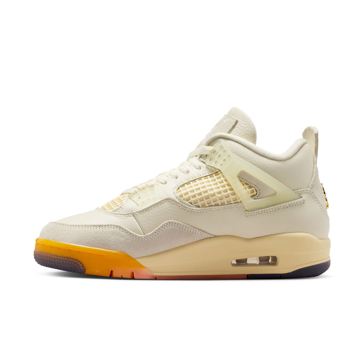 Wmns Air Jordan 4 Retro "Birds of Paradise" (Coconut Milk/Multi-Color)