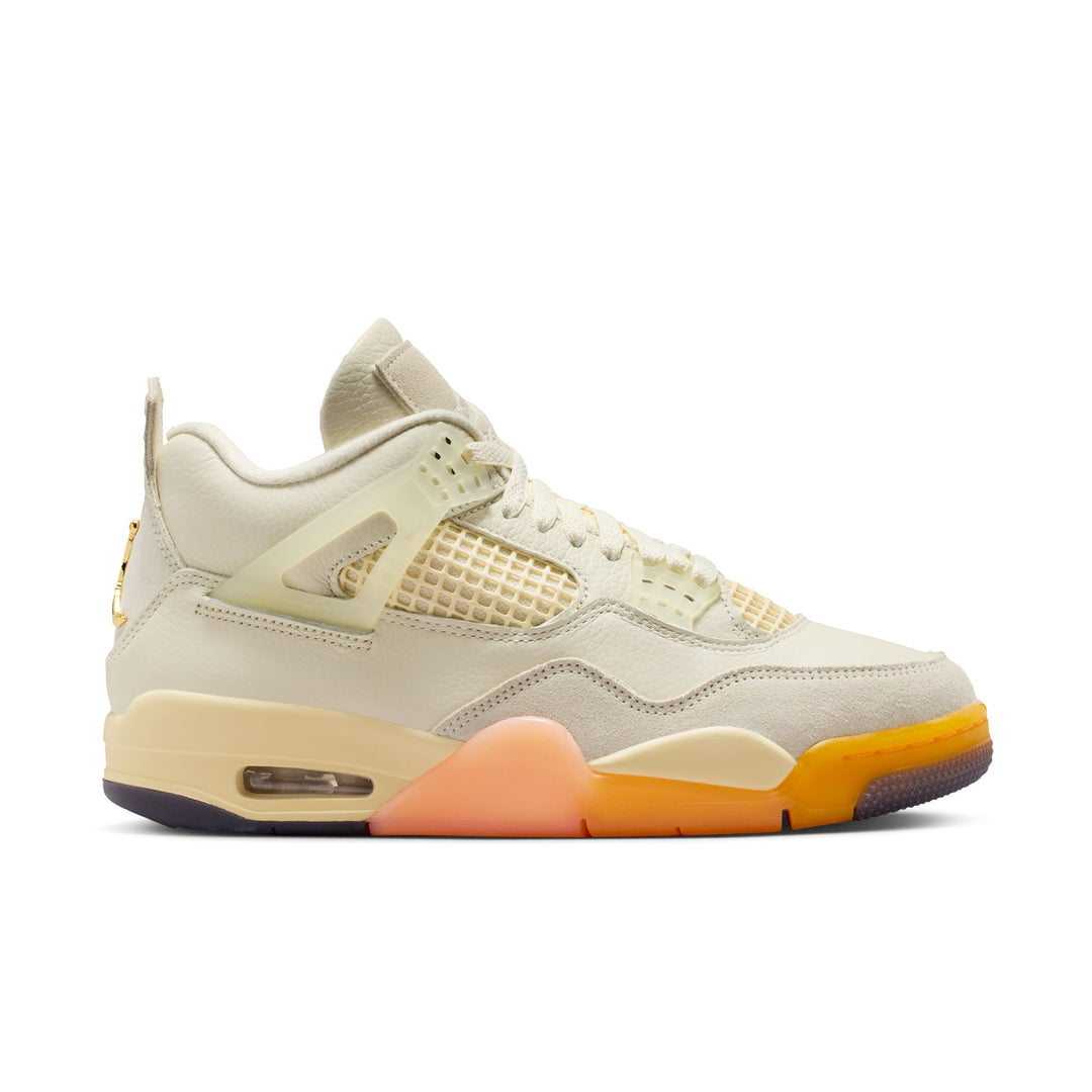 Wmns Air Jordan 4 Retro "Birds of Paradise" (Coconut Milk/Multi-Color)