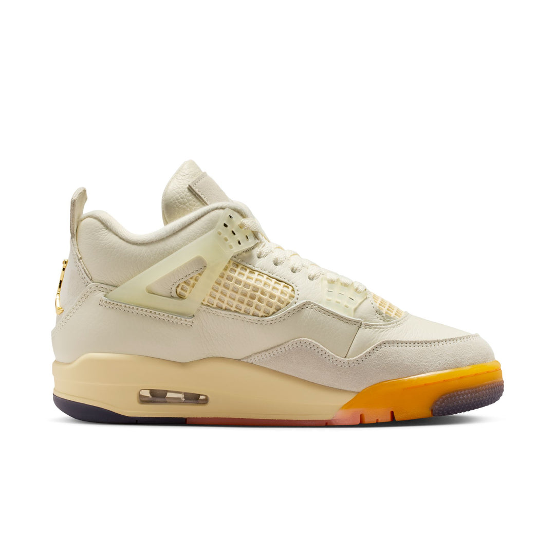 Wmns Air Jordan 4 Retro "Birds of Paradise" (Coconut Milk/Multi-Color)