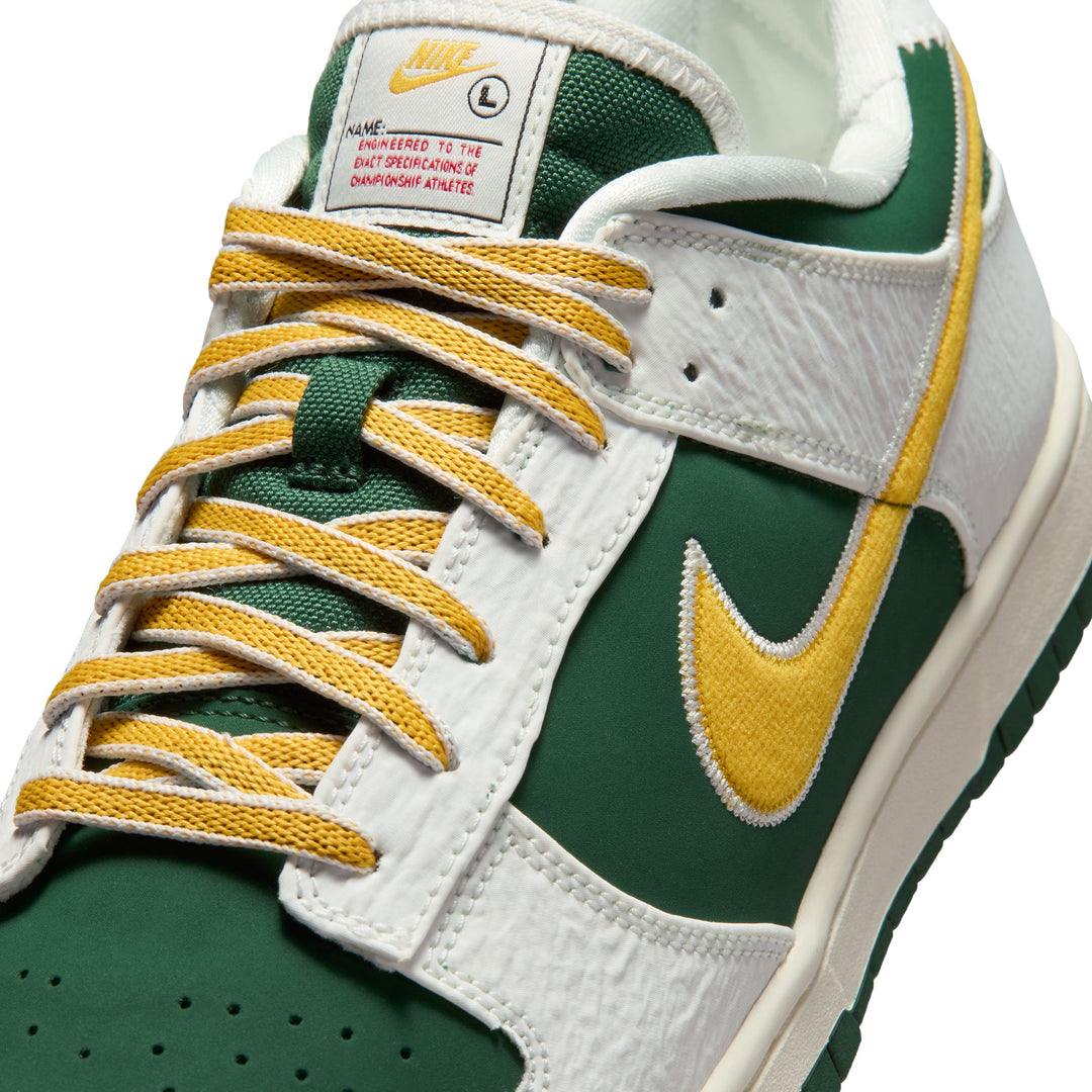 Nike Dunk Low Retro (Sail/ University Gold-Fir-University Red)