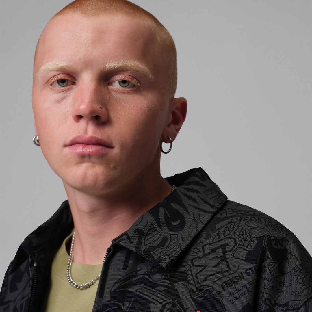 Jordan Brooklyn Chore Jacket (Black/University)