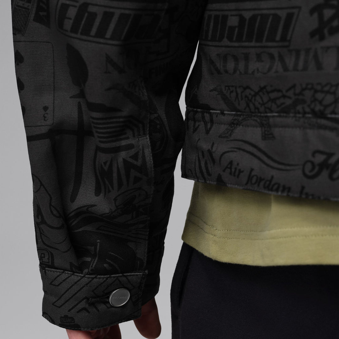 Jordan Brooklyn Chore Jacket (Black/University)