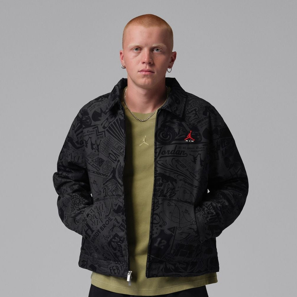 Jordan Brooklyn Chore Jacket (Black/University)
