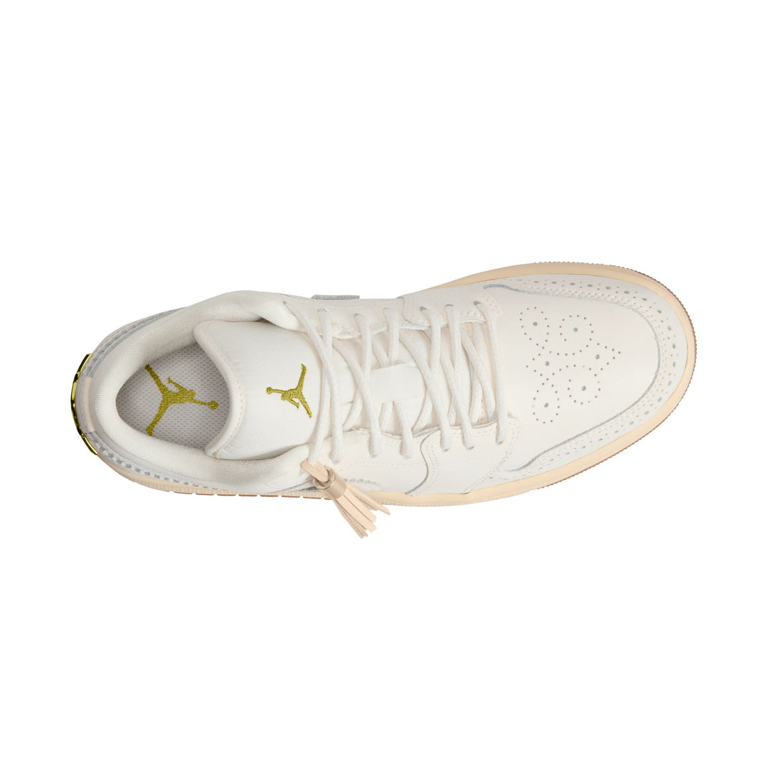 Air Jordan 1 Low SE (Chalk/Chalk-Metallic Gold-Pearl White)