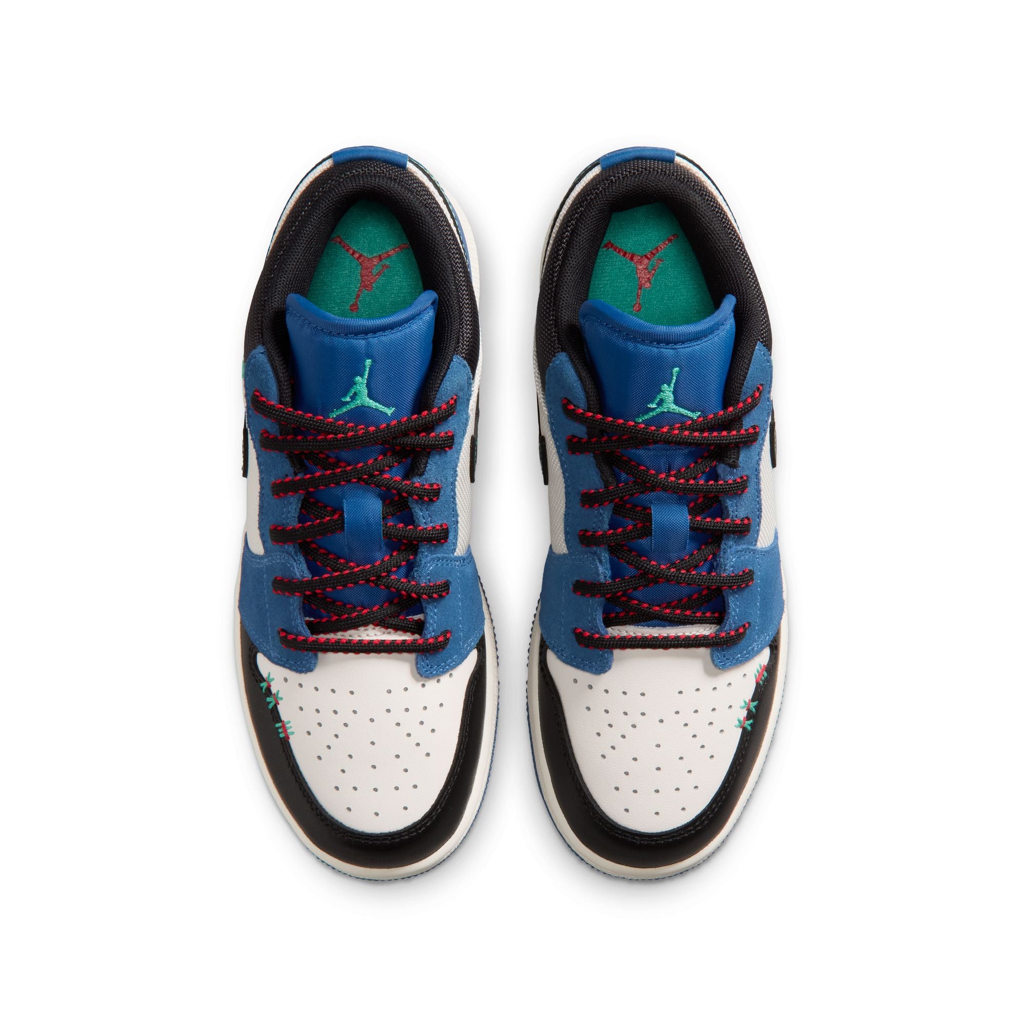 Air Jordan 1 Low SE (True Blue/Black-University Red) – Burn Rubber