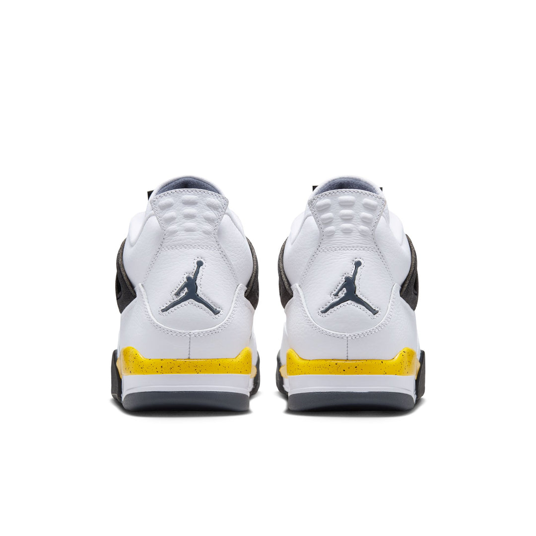 Air Jordan 4 Retro "Tour Yellow" (White/Tr Yllw-DK BL Gry-Black)