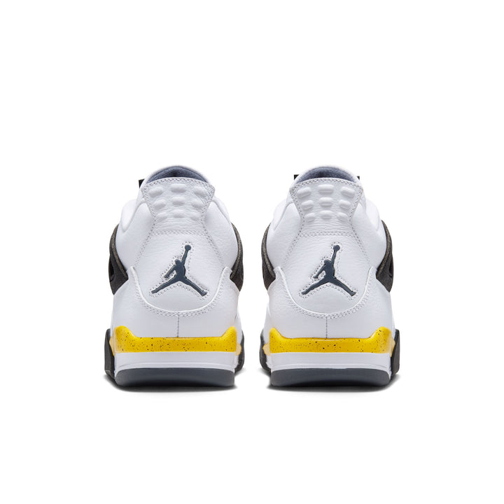 Air Jordan 4 Retro "Tour Yellow" (White/Tr Yllw-DK BL Gry-Black)