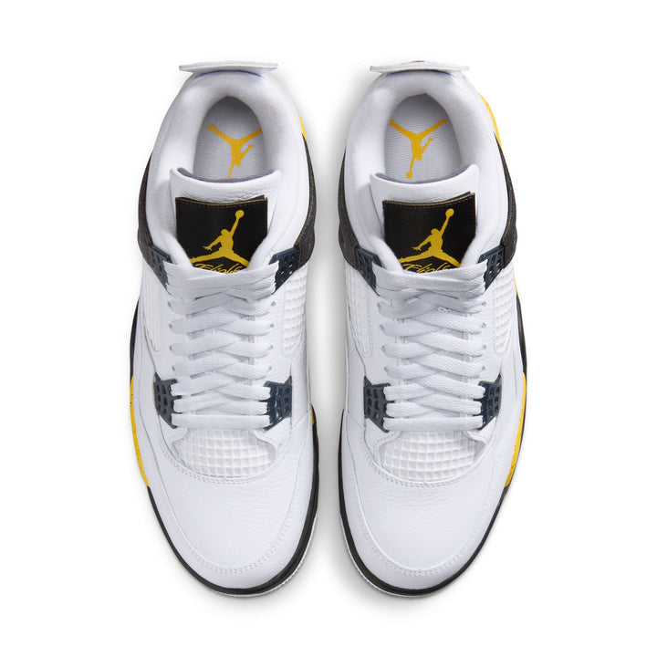 Air Jordan 4 Retro "Tour Yellow" (White/Tr Yllw-DK BL Gry-Black)