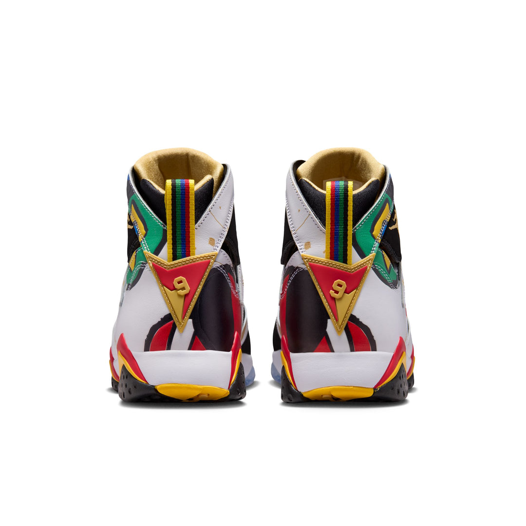 Air Jordan 7 Retro BB (White/Metallic Gold-Sport Red)