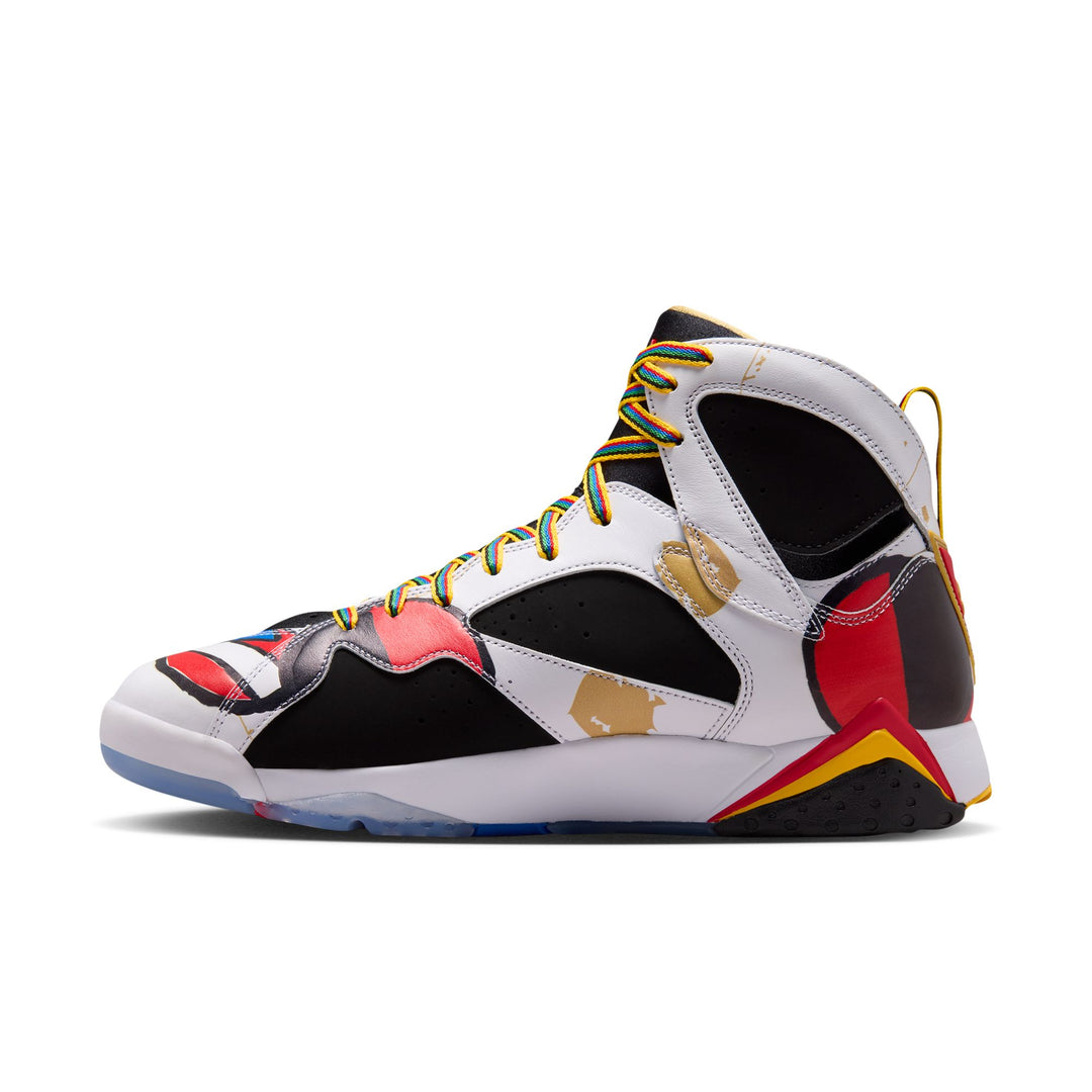Air Jordan 7 Retro BB (White/Metallic Gold-Sport Red)