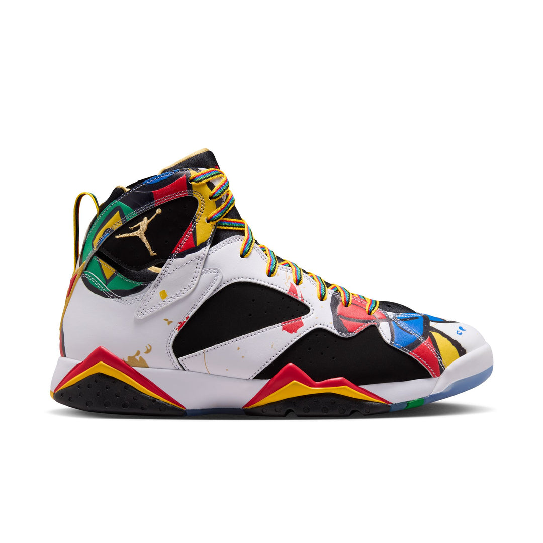 Air Jordan 7 Retro BB (White/Metallic Gold-Sport Red)