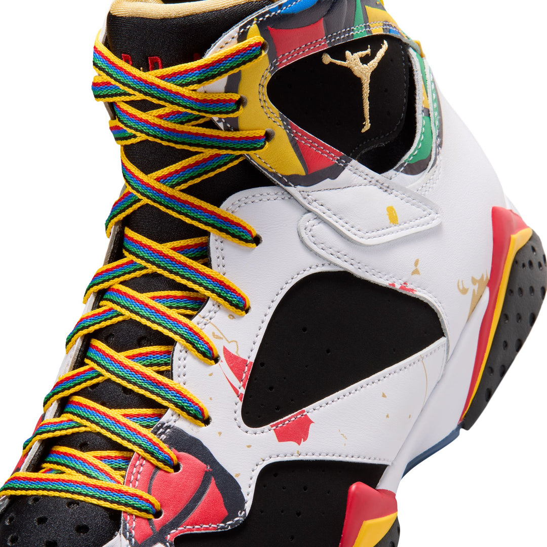 Air Jordan 7 Retro BB (White/Metallic Gold-Sport Red)