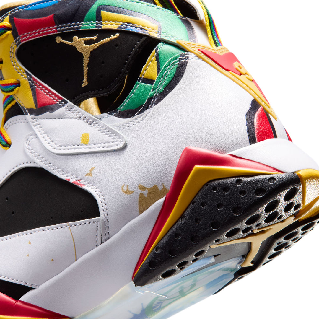 Air Jordan 7 Retro BB (White/Metallic Gold-Sport Red)