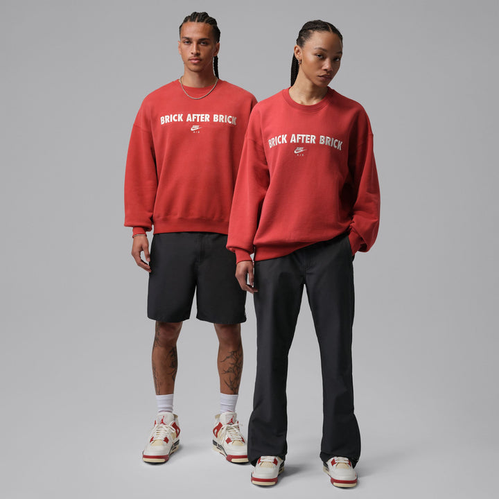 Jordan BIKE AIR x Nigel Sylvester Crewneck (Cinnabar)
