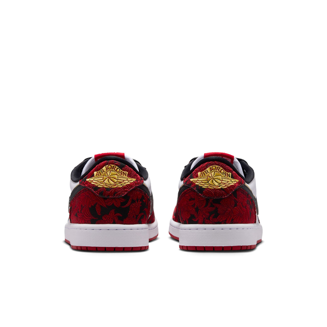 Air Jordan 1 Retro Low OG "Garden" (Black/Varsity Red-Summit White)