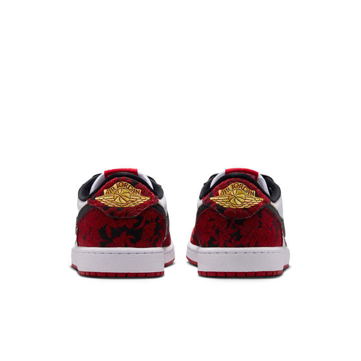 Air Jordan 1 Retro Low OG "Garden" (Black/Varsity Red-Summit White)
