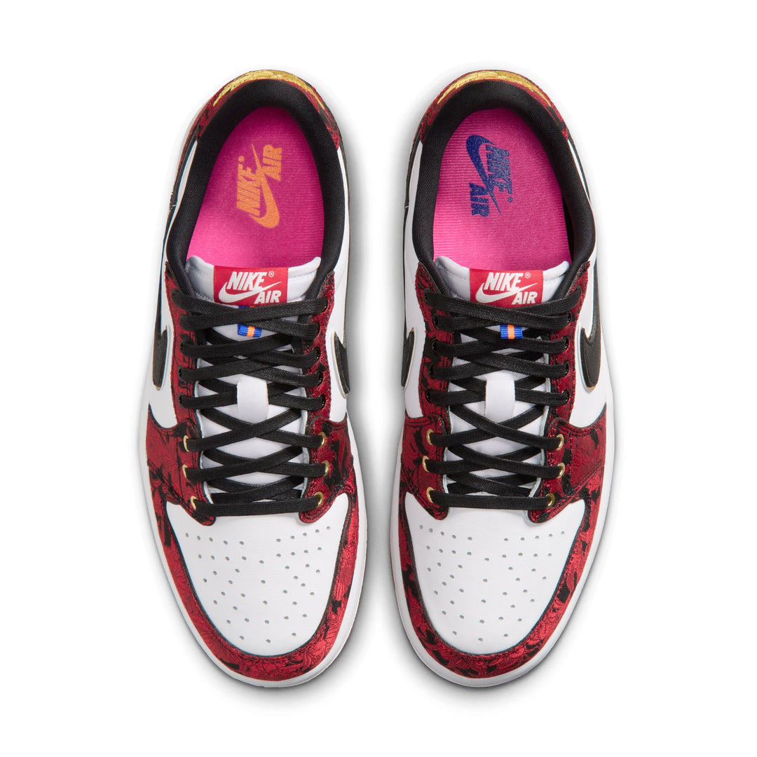 Air Jordan 1 Retro Low OG "Garden" (Black/Varsity Red-Summit White)