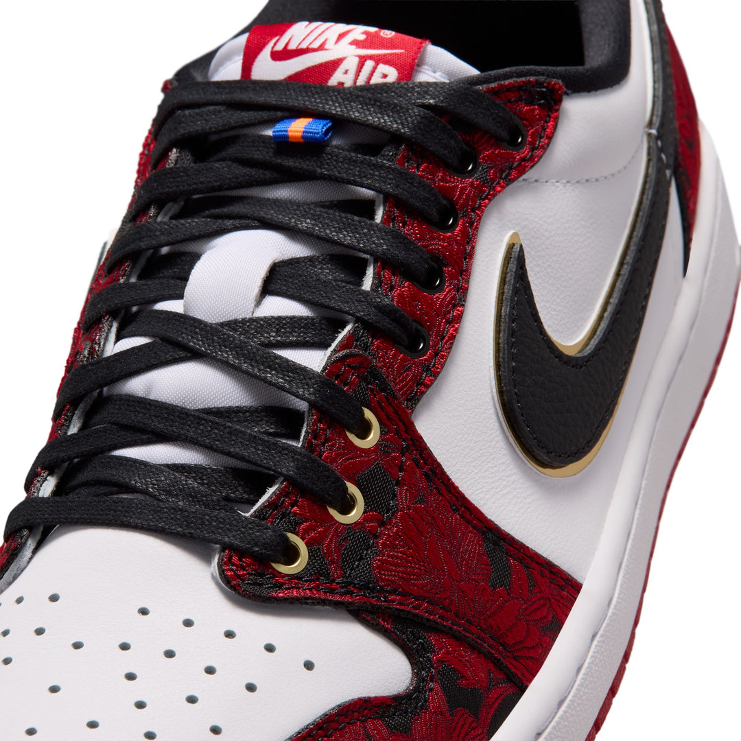 Air Jordan 1 Retro Low OG "Garden" (Black/Varsity Red-Summit White)