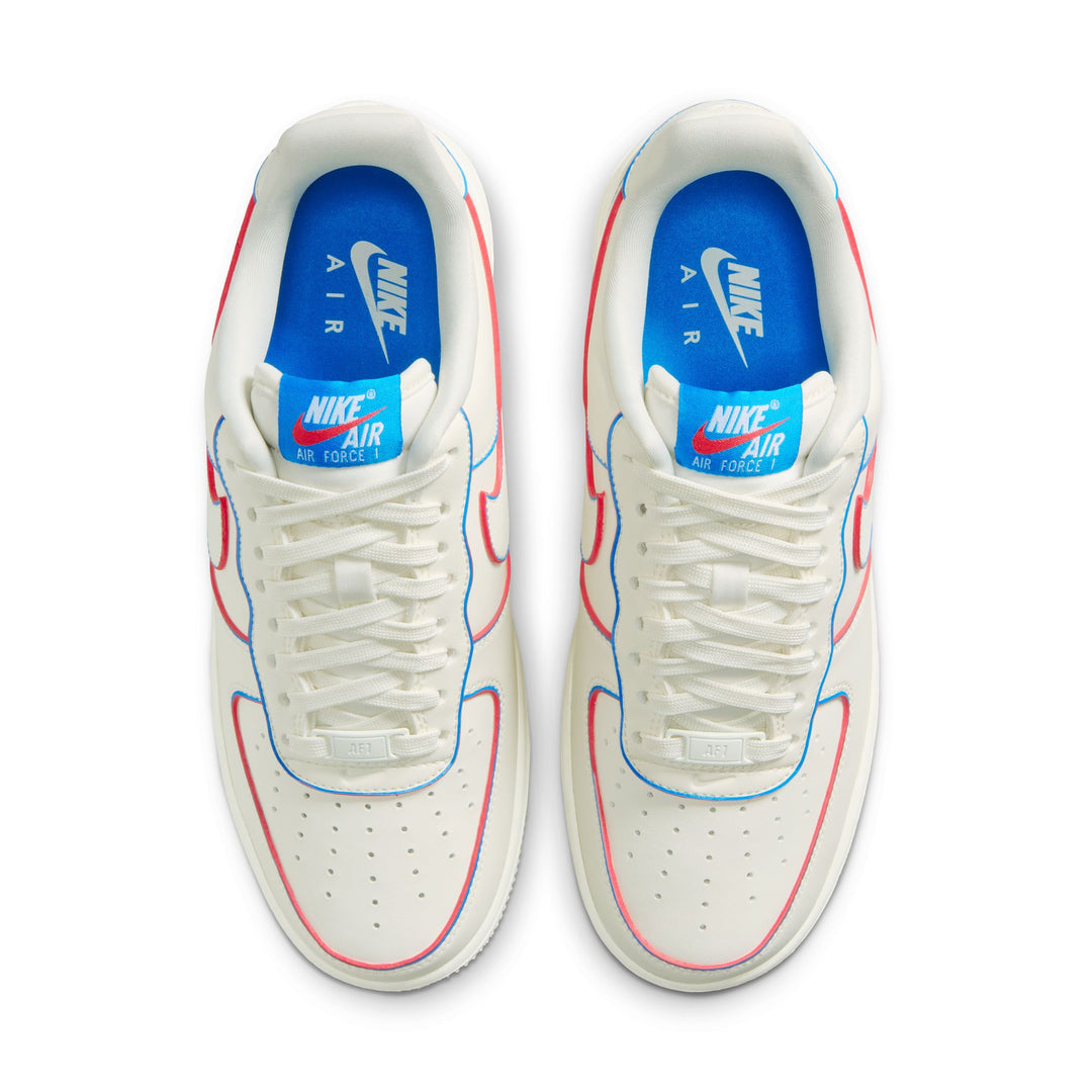 Nike Wmns Air Force 1 '07 WNBA 30th (Sail/Multi-Color-Action Red)