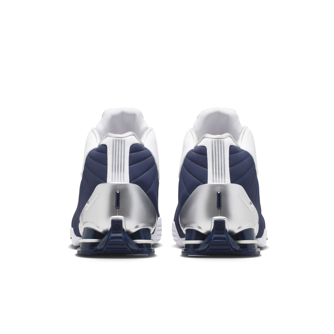 NIKE SHOX BB4 (White/midnight Navy-metallic Silver)