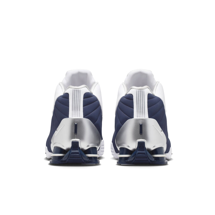 NIKE SHOX BB4 (White/midnight Navy-metallic Silver)