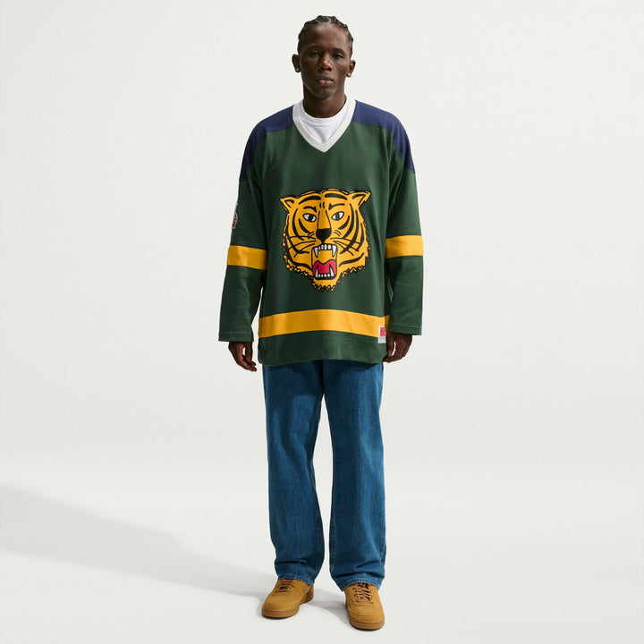 Nike Sportswear Club Hockey Jersey (Fir/Midnight Navy-University Red)