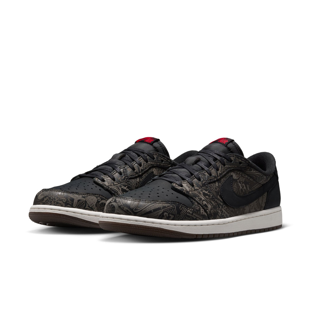 Air Jordan 1 Retro Low OG LS (Black/Varsity Red-Summit White)