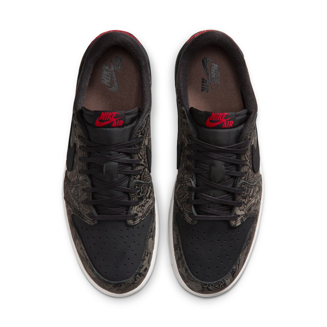 Air Jordan 1 Retro Low OG LS (Black/Varsity Red-Summit White)