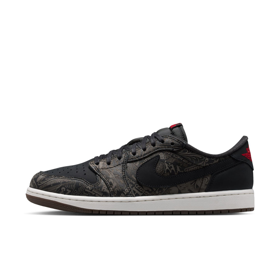 Air Jordan 1 Retro Low OG LS (Black/Varsity Red-Summit White)