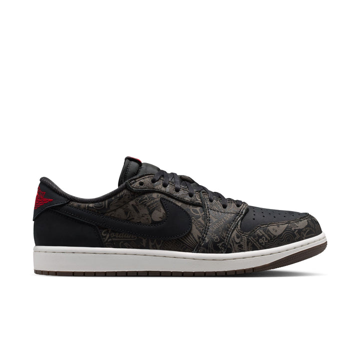 Air Jordan 1 Retro Low OG LS (Black/Varsity Red-Summit White)