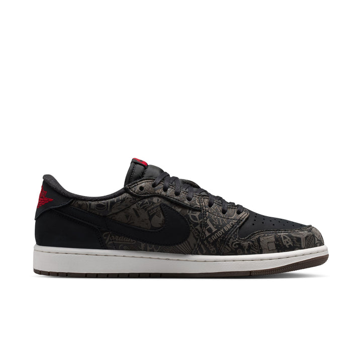 Air Jordan 1 Retro Low OG LS (Black/Varsity Red-Summit White)