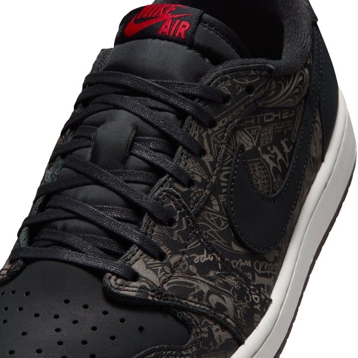 Air Jordan 1 Retro Low OG LS (Black/Varsity Red-Summit White)