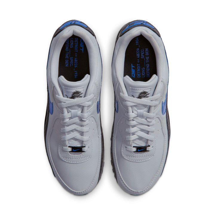 Nike NFL Rivalry Air Max 90 LIONS (Field Silver/Blue Spark-Black)