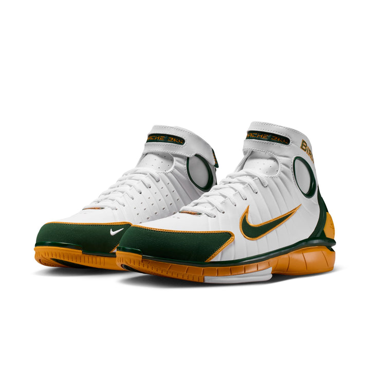 Nike Air Zoom Huarache 2K4 SB (White/Deep Forest-Canyon Gold)