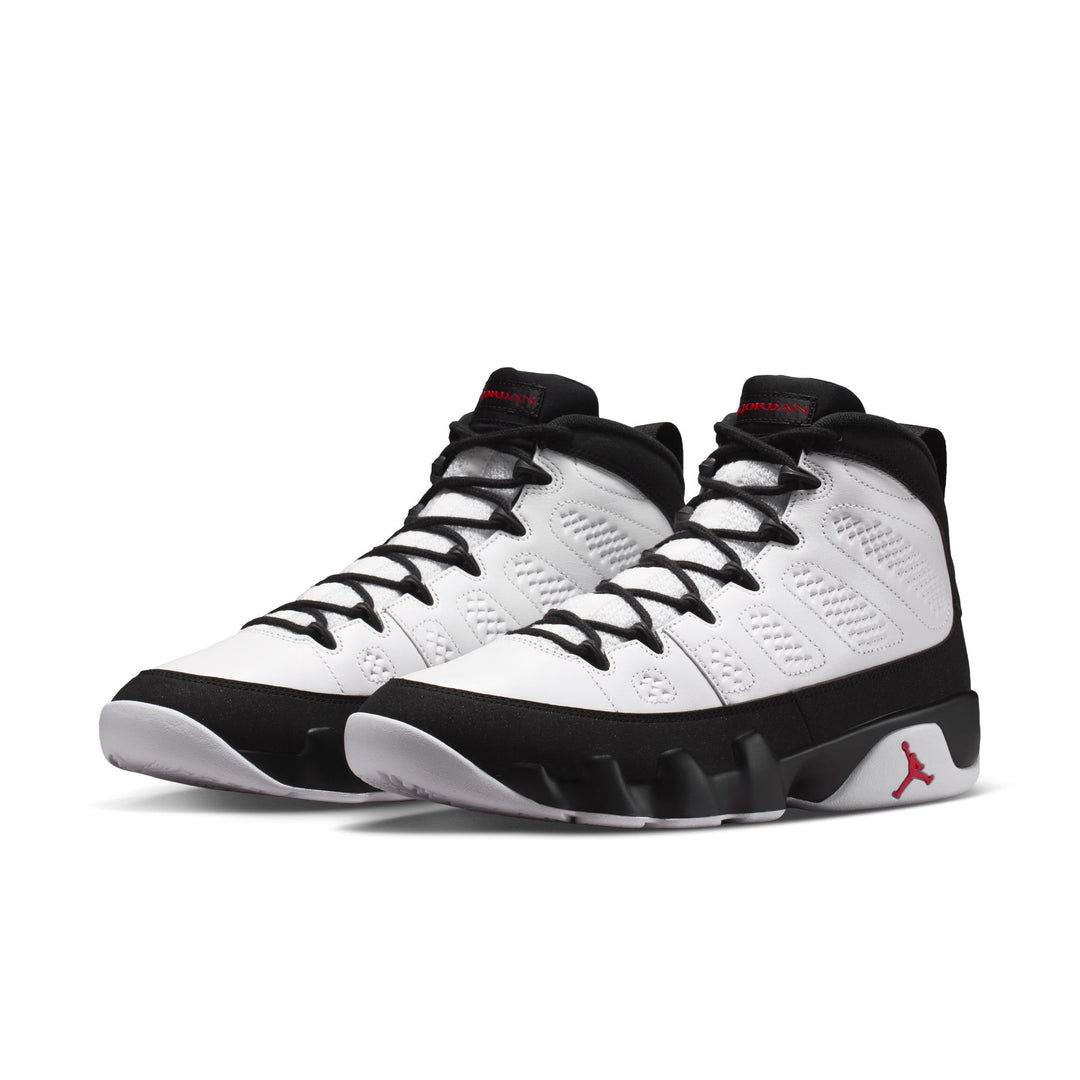 Air Jordan 9 Retro (White/True Red-Black)